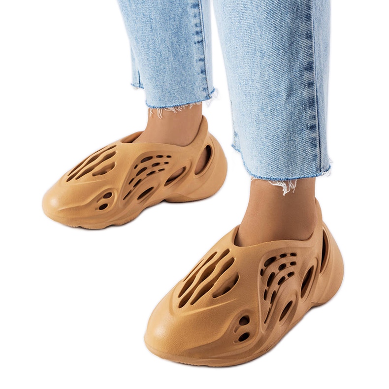 Zapatillas casa juliana espuma marrón