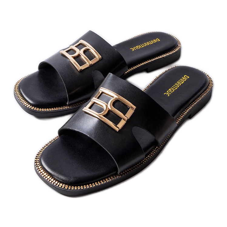 Chanclas Sabrine negras negro Chanclas Sabrine negras negro