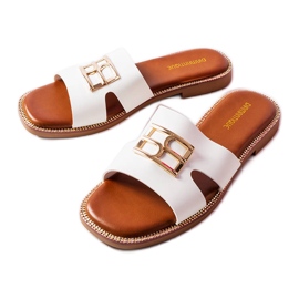 Chanclas sabrine blancas blanco