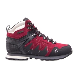 Botas Bergson Para Caminar En Tubkal Mid Burgundy rojo