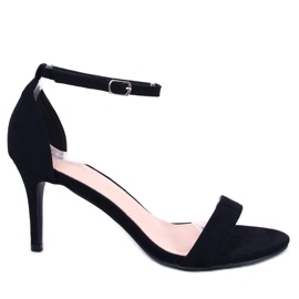 Sandalias tacón negro Michelle