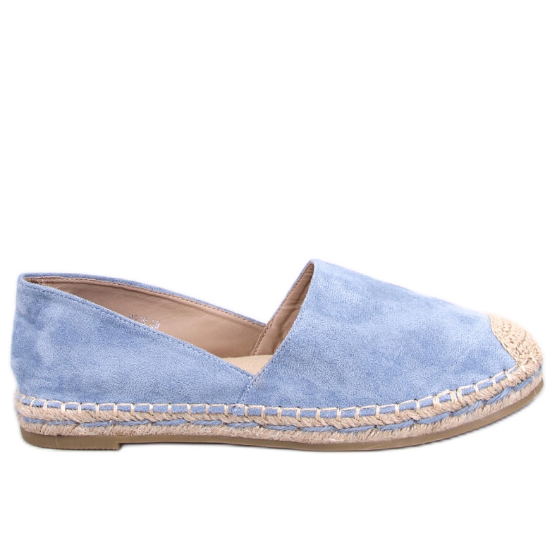Alpargatas Phair Jeans con aberturas azul