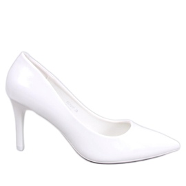 Zapatos de salón lacados Charlotte White blanco