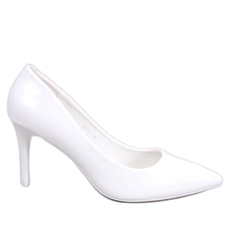 Zapatos de salón lacados Charlotte White blanco