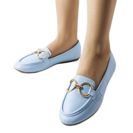 Mocasines Couturier azul mujer