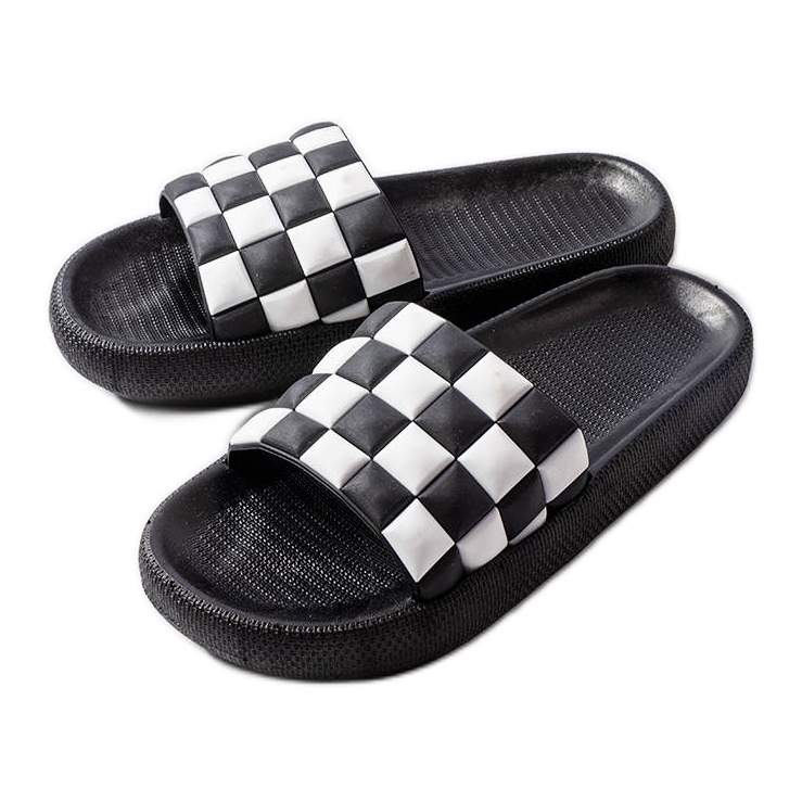 Zapatillas con plataforma en goma negras de Elin negro