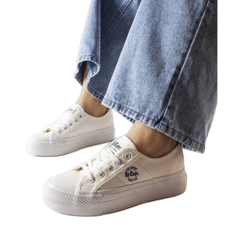 Lee Cooper LCW-22-31-0837L zapatillas blancas blanco