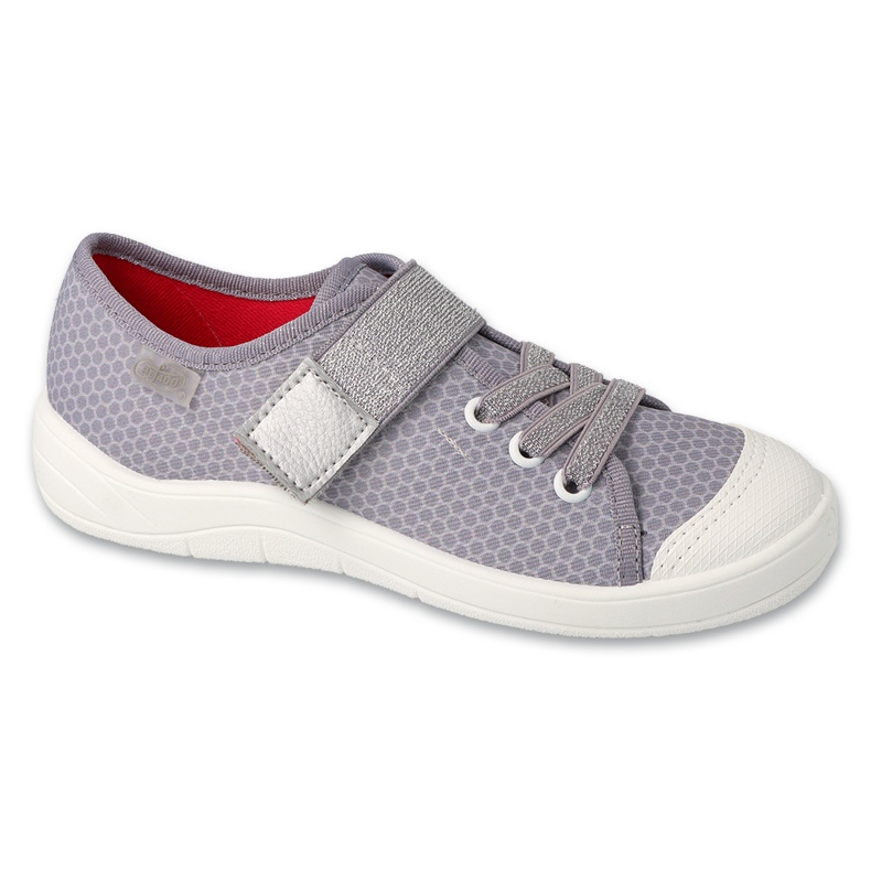 Zapatillas para niños de Befado 351Y016 Gray-Silver gris