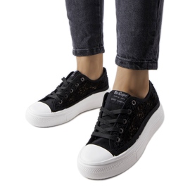Deportivas caladas negras Lee Cooper LCW-23-44-1618L negro