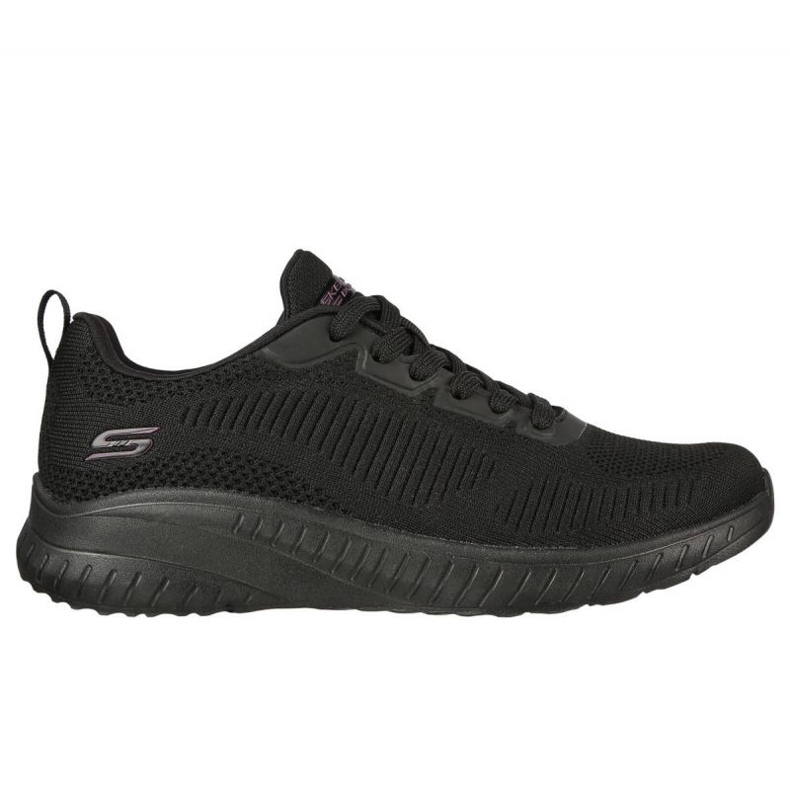 Skechers Memory Foam Bobs Squad Chaos Zapatos W 117209 Bbk negro