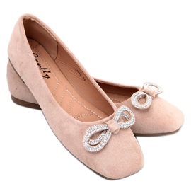 Serna Bailarina ante lazo Kaki beige