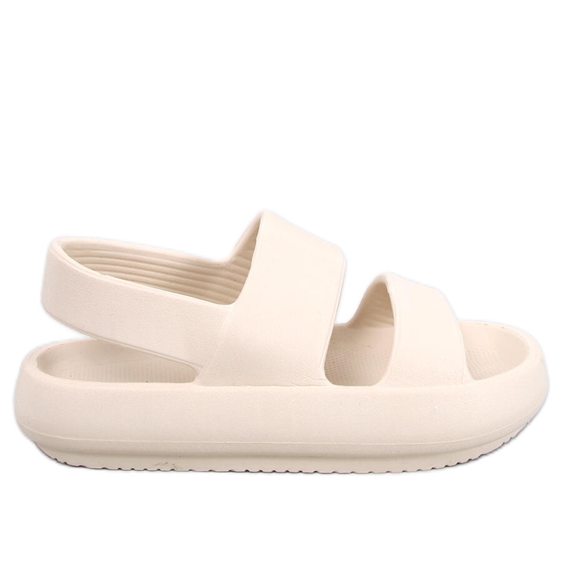 Boddie Sandalias de goma beige