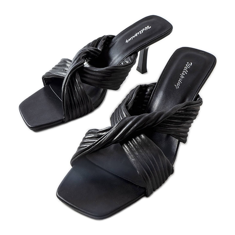 Inna Sandalias de tacón negras de Seiler. negro
