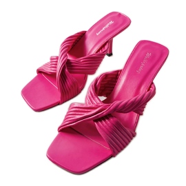 Inna Sandalias rosas de tacón de Seiler. rosado