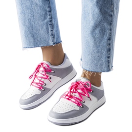 Zapatillas retro blancas Shari blanco