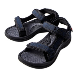 Lee Cooper LCW-23-34-1685L sandalias velcro negras azul