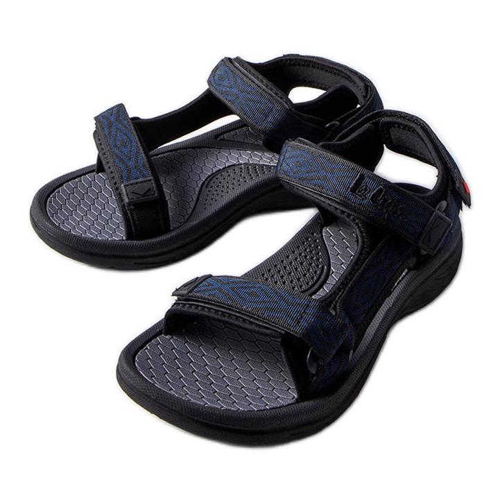 Lee Cooper LCW-23-34-1685L sandalias velcro negras azul