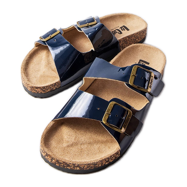 Chanclas de corcho azul con hebillas de Lee Cooper LCW-22-35-1157L