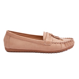 PS1 Mocasín Clásico Ante Beige Oscuro Good Time
