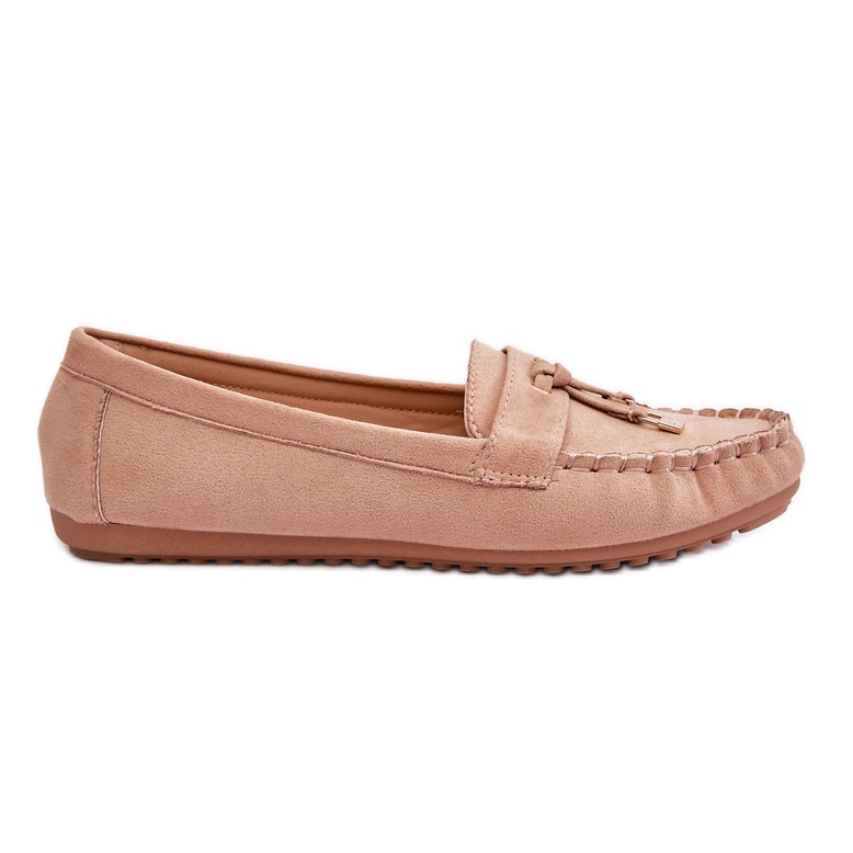 PS1 Mocasín Clásico Ante Beige Oscuro Good Time