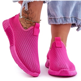 PM1 Zapatillas clásicas sin cordones Fucsia Frankie rosado