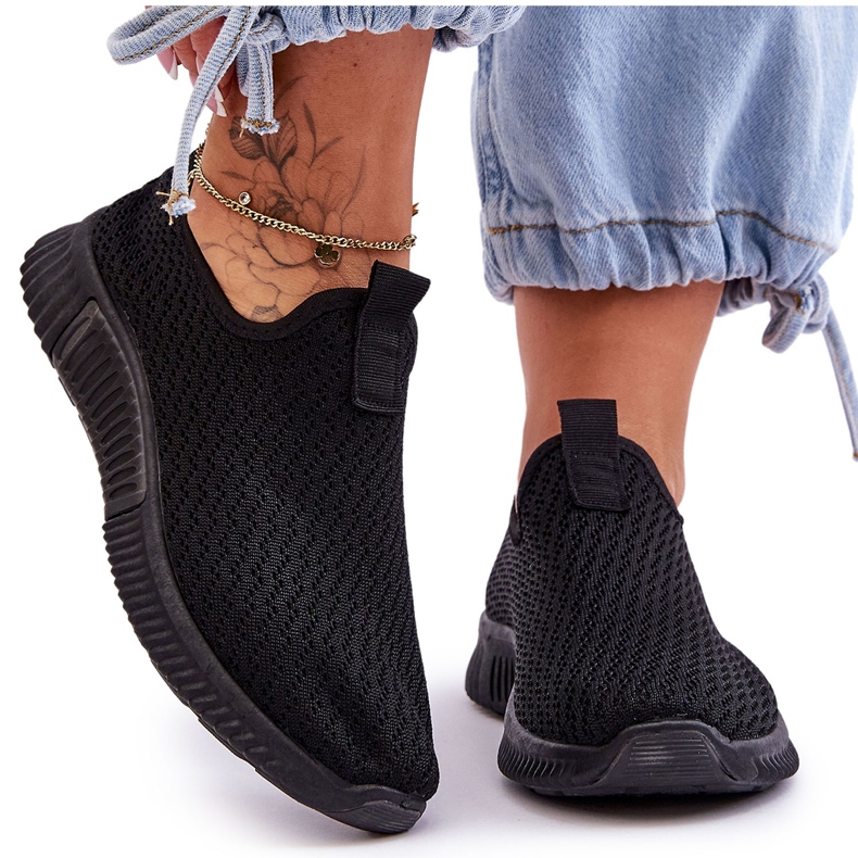 PM1 Zapatos deportivos clásicos sin cordones Frankie en negro PM1 Zapatos deportivos clásicos sin cordones Frankie en negro