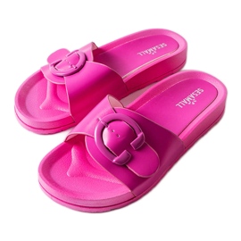 Inna Chanclas rosas con hebilla de Généreux rosado