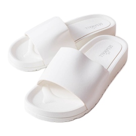 Inna Chanclas de goma blancas de Sabourin blanco