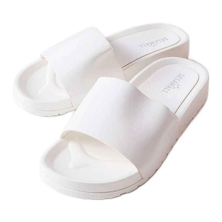 Inna Chanclas de goma blancas de Sabourin blanco