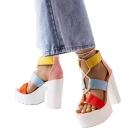 Inna Sandalias de bloque masivas rosas de Katja