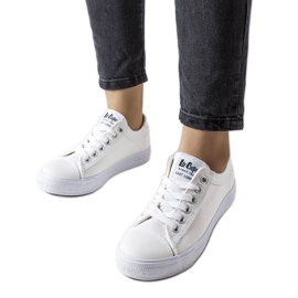 Lee Cooper LCW-22-31-0979L zapatillas blancas blanco