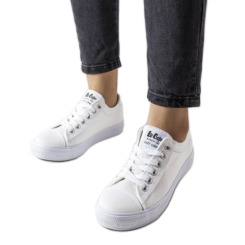 Lee Cooper LCW-22-31-0979L zapatillas blancas blanco