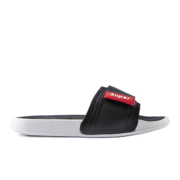 Pantuflas negras para hombre de Alley negro