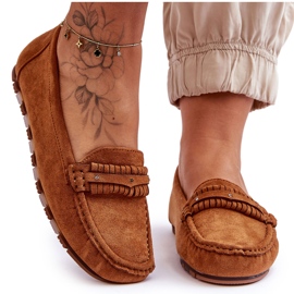 PG1 Mocasines Mujer Camel Clorie Ante marrón