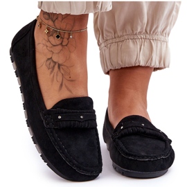 PG1 Mocasines Mujer Ante Negro Clorie