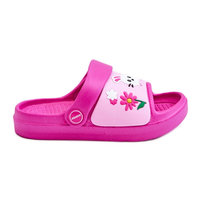 WJ1 Chanclas Infantiles Ligeras Con Motivo Animal Fucsia Rico rosado