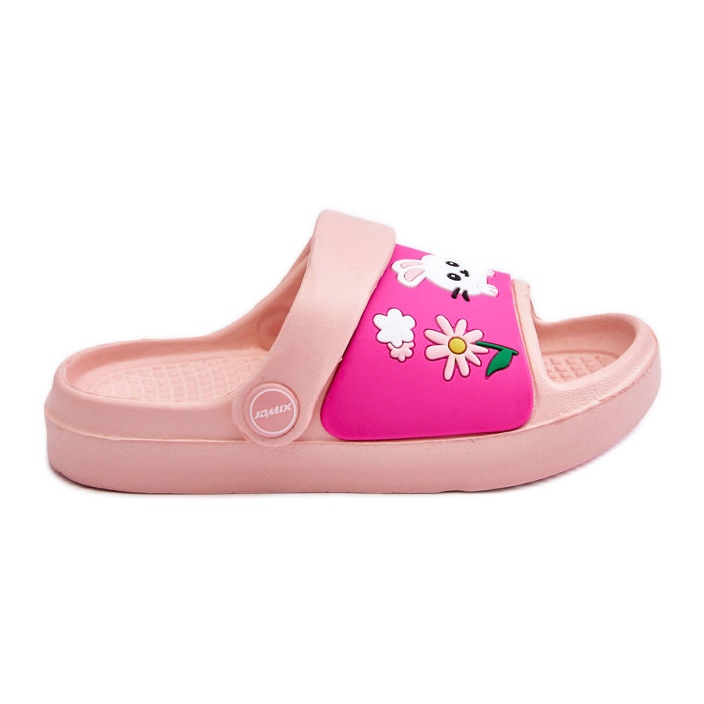 WJ1 Sandalias Infantiles Ligeras Con Motivo Animal Rosa Rico rosado