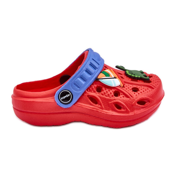 Pantuflas Crocs Ligeras De Espuma Para Niños Red Sweets rojo