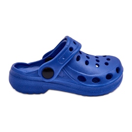Pantuflas de espuma para niños Lucas azules