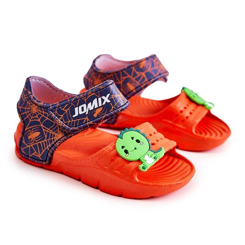 Sandalias Niños Espuma Ligera Velcros Naranja Asti