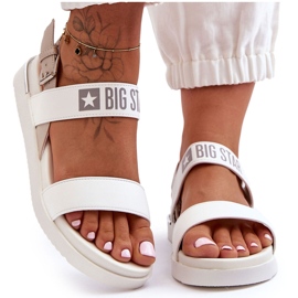 Sandalias Planas Mujer Big Star LL274939 Blanco