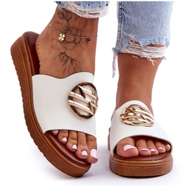 Sandalias De Mujer Con Adorno White Secrets blanco Sandalias De Mujer Con Adorno White Secrets blanco