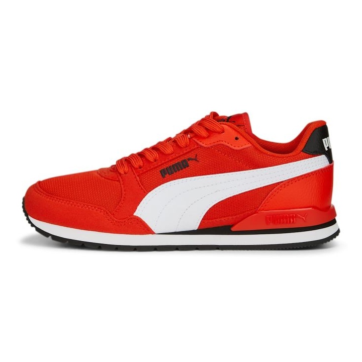 Puma St Runner v3 Mesh Jr 385510 17 zapatos rojo KeeShoes