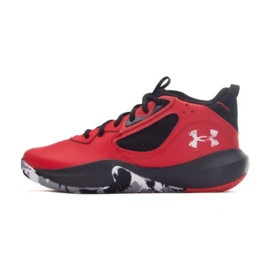 Zapatillas Under Armour Gs Lockdown 6 Jr. 3025617-600 rojo