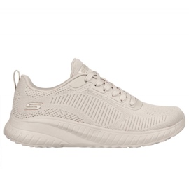 Skechers Memory Foam Bobs Squad Chaos Zapatos W 117209 Desnudo beige