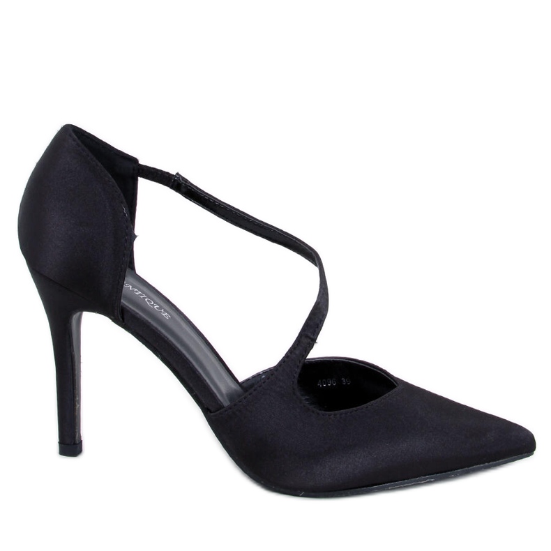Vintoni Negro tacones asimétricos de mujer Vintoni Negro tacones asimétricos de mujer