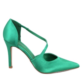 Zapatos de salón asimétricos de mujer Vintoni Green verde Zapatos de salón asimétricos de mujer Vintoni Green verde
