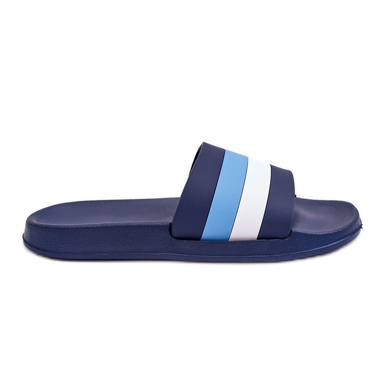 Pantuflas de Hombre Rayas Vision Azul Marino