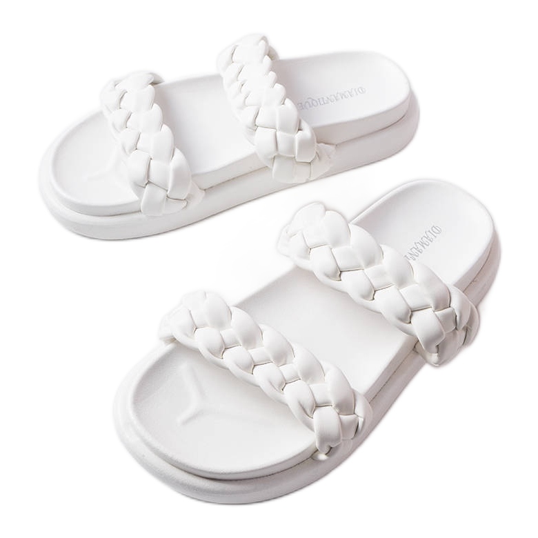 Babuchas blancas Angas blanco