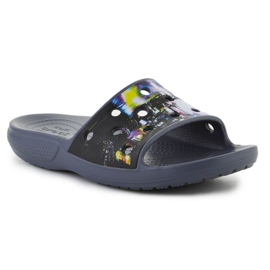 Zapatillas Crocs Classic Meta Scape Slide 208471-0C4 negro